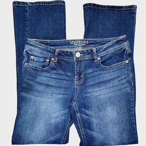 Aeropostale Bootcut Low-rise Jeans Womens Size 6 Short Cowgirlcore Preppy Denim